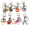 oly-21689d3ff72d1dce5c1ab00d3b96ee13 Wholesale Crystal Amethyst Star Keychain Decorative Car Accessory for Bags