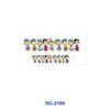 Wholesale 8pcs Mixed Cute Anime Cartoon Character Print 3oz Cup Stickers Wrap OLY Exclusive