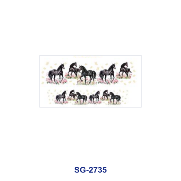 Wholesale 8pcs Princess Cartoon Horse Floral Print 3oz Cup Stickers Wrap OLY Exclusive