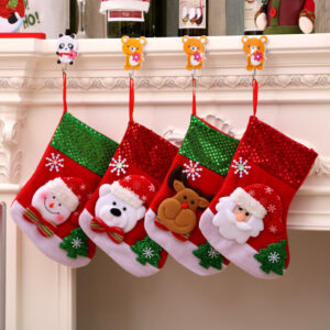 oly-217e3495b6894b02245acd93b4873043 Wholesale 3D Old Man Christmas Stocking for Holiday Gift Bag Decoration