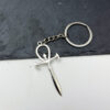Wholesale Gothic Retro Zinc Alloy Cross Sword Keychain Silver Fashion Accessory Gift