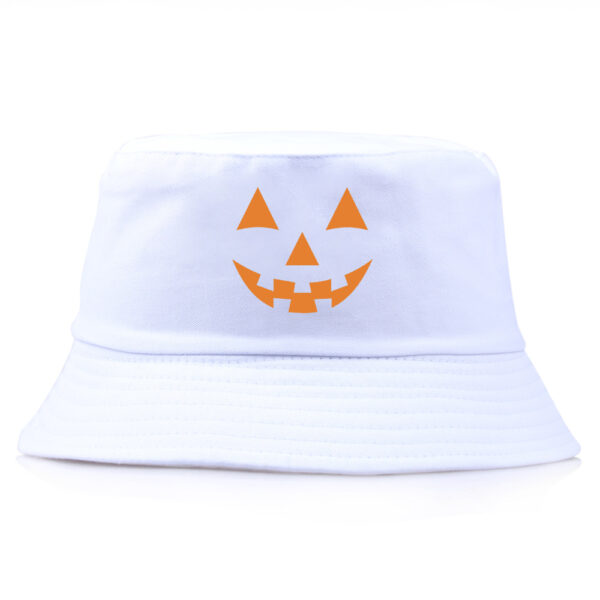 oly-21c46ffb6091099a8fe8c4f17b27a655 Wholesale Fashion Pumpkin Print Bucket Hat for Unisex Summer Sunshade