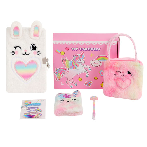 Wholesale Unicorn Notebook & Bag Gift Set for Kids Birthday Party