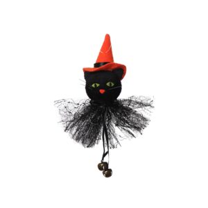 Black Cat Bell Pendant