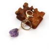 oly-21f9fbb2cea36e73065c3bf349b8c93c Wholesale Pastoral Style Handmade Wire Wrapped Natural Crystal Keychain Pendant Fashion Accessory Gift