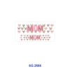 Wholesale 8pcs Mixed Butterfly Mom Cartoon Football Logo Print 3oz Cup Stickers Wrap OLY Exclusive