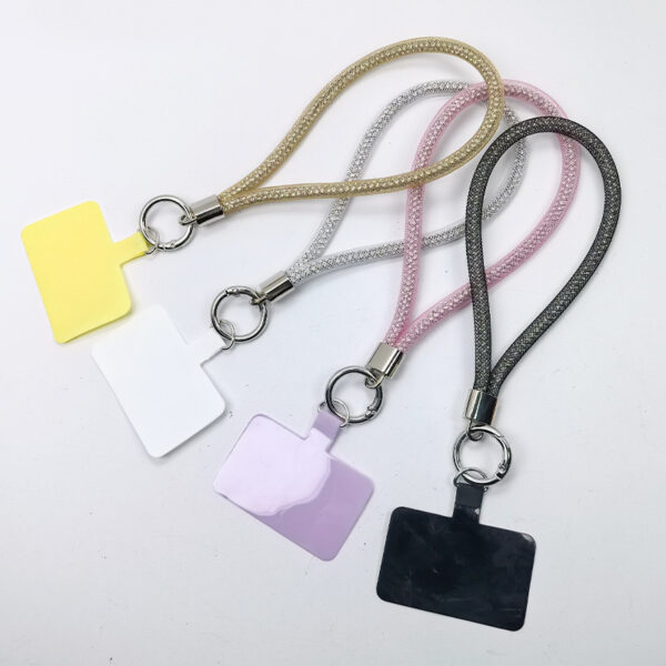 Wholesale Metal Chic Adjustable Phone Lanyard Trendy Keychain Strap for Resale