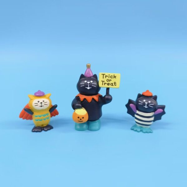 oly-22057aadbc3c2df6e75cd64cb1099299 Wholesale Halloween Pumpkin Cat Resin Figurine Decorative Ornament for Gift Boutique