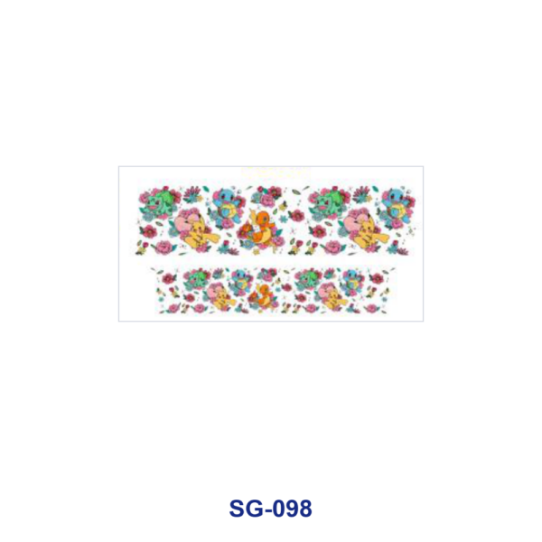Wholesale 8pcs Bright Floral 3oz Tumbler Stickers Wrap OLY Exclusive