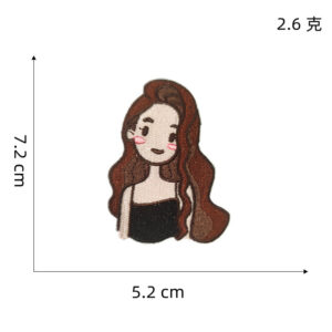 Beauty embroidered stickers 7#* self-adhesive cloth stickers