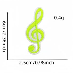 Musical note cloth sticker 18#