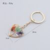 Wholesale Chakra Tree of Life Crystal Bag Charm Keychain Fashion Accessory Boutique Resale