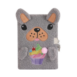 gray ice cream puppy