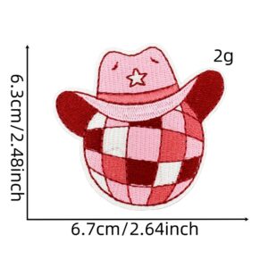 Western cowgirl cloth sticker 6#