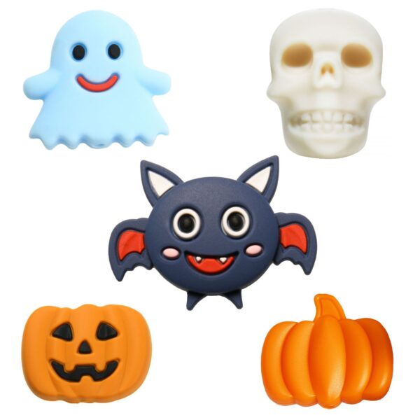 oly-22929d8ce04eb7dddc8095da67f79787 Wholesale Skull Silicone Teething Beads DIY Accessory for Baby Gift Resale