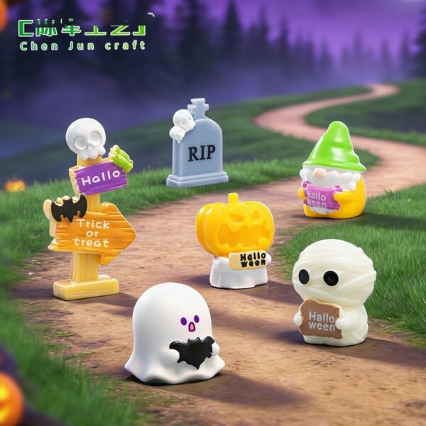 oly-229aeba0b551b7057e86dac58bec9c02 Wholesale Resin Mummy Dwarf Figurine Halloween Desktop Decorative Accent Home Decor