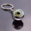 Wholesale Funny Eye Pupil Glass Ball Keychain Luminous Glow-in-the-Dark Decorative Key Ring, Ideal for Gifts, Bag Charm or Party Favors