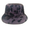 Wholesale Leopard Print Fluffy Faux Fur Bucket Hat for Women Casual Winter Fashion Accessory
