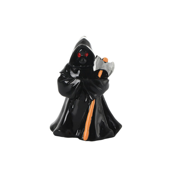 Wholesale Halloween Dark Resin Figurine Set - Grim Reaper Tombstone Decor for Party & Gift