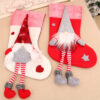 oly-22e8bd23358d3a3bd1e6450b64556e93 Wholesale Novelty Forest Old Man Design Christmas Stocking Decorative Accessory for Holiday Gift