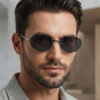 oly-2302be070d7dc0921a10acaee3621901 Wholesale Chic Retro Oval Frameless Sunglasses UV400 Silver Frame Gray Lenses Fashion Accessory