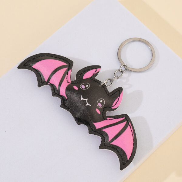 Wholesale Metal Pink Bat Keychain Decorative Gift for Everyday Use