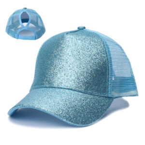 Bronzing horsetail sky blue / Adjustable with label
