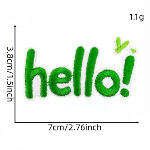 Hello hello cloth sticker 19#