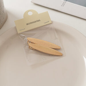 7# thin oval-real-Gold -6cm