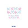 oly-2346df317565bc0303cdbbdd9de50747 Wholesale 8pcs Various Floral Outline Butterfly Tropical Fruit Seamless Decor Mini Cup Keychain Sticker