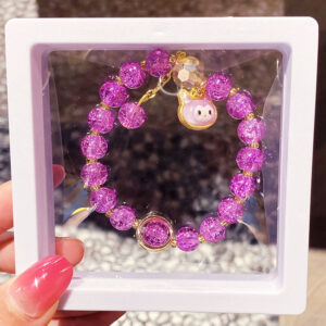 Purple Culomi Ice Crack Bracelet Boxed
