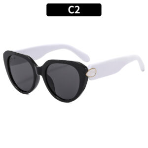 C2-black frame white leg/gray sheet