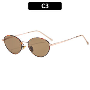 C3-Leopard Print Rose Gold Tea Slices