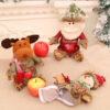 Wholesale Cloth Christmas Gift Bags with Santa Pattern for Party Craft Supply