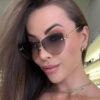 oly-2360c31ecee44b9e8bf27ce76072fae7 Wholesale Fashion Unisex Sunglasses UV400 Black Frame Grey Lens Resale Accessory