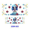 oly-2383b93bb348f85b463fdb44feb5bb2d Wholesale 2/4/8pcs Colorful Christmas Mini Keychain Sticker