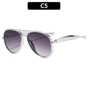 C5-silver frame double gray piece