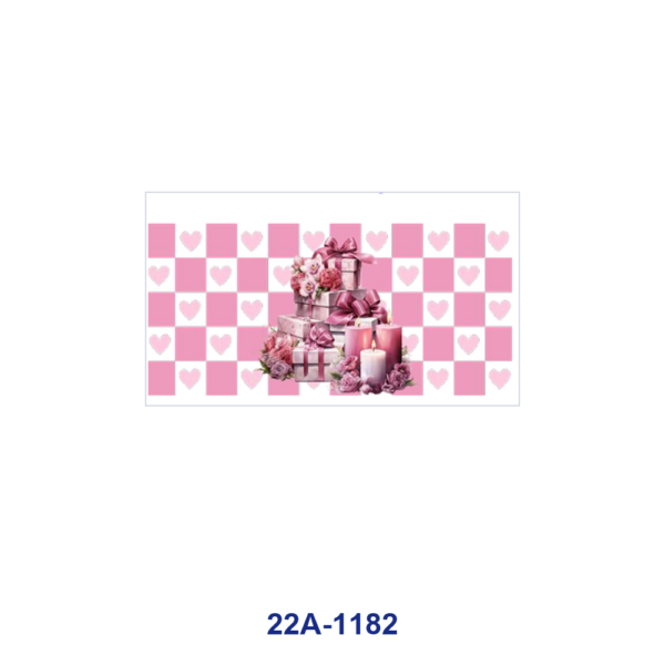 oly-23bc341964bc49c4871360d7517683cc Wholesale 5pcs Soft Blush Pink Romantic Valentines Wedding Couple Rose Heart Balloon Arch Cake Butterfly Gift Box Mixed Decor Prints 16oz Cup UV DTF Wraps