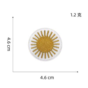 Bohemian sun applique 8#