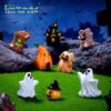 oly-23dcad98004f86ba3dad125a343d5712 Wholesale Resin Miniature Ghost Halloween Decoration DIY Craft Supply