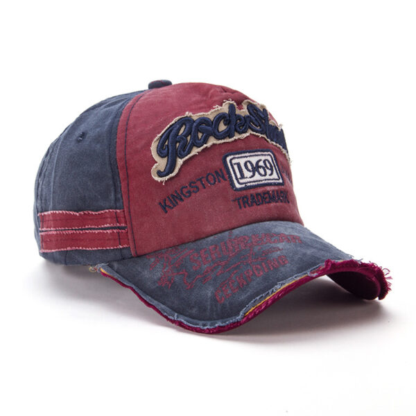 oly-23e067c5430d5aa9d4ce57b7c4179f0e Wholesale Fashion Vintage Baseball Cap with English Alphabet Adjustable Breathable Sun Hat for Men Women Couple