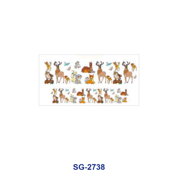 Wholesale 8pcs Mixed Nature Floral Animal Print 3oz Cup Stickers Wrap OLY Exclusive