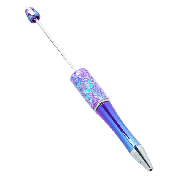oly-23e87632ef16a5d21e1c35a6106b16ca Wholesale Glitter Gradient Beaded Ballpoint Pen - Fashion Accessory for Office, DIY & Gift