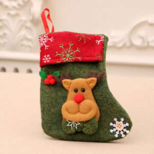 Snowflake socks deer style [16*13cm16g]