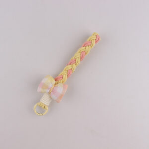 Yellow pink bow