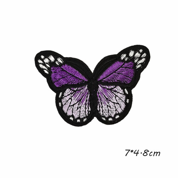 oly-23f4305e6ecae8b02c8f01f42e33c661 Wholesale Fashion Embroidered Butterfly Flower Patches 20 Pack Decorative Appliques for Clothing Bags