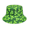 Wholesale Chic St. Patrick's Day Shamrock Print Fisherman Hat for Women