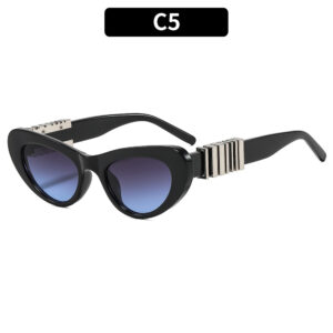 C5-black frame gray blue film