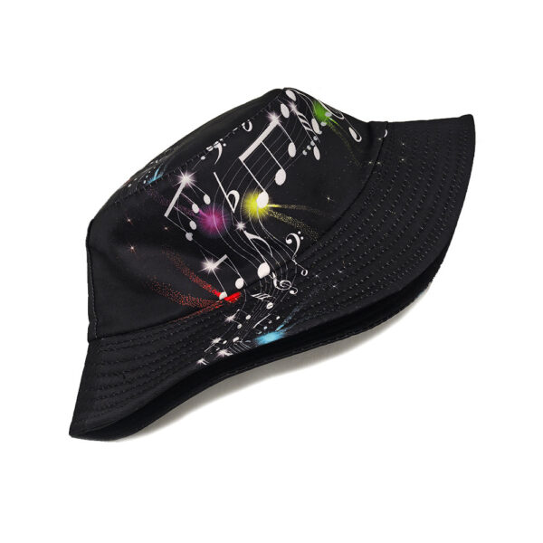 Wholesale Trendy Note Pattern Bucket Hat Sun Protection Music Festival Fashion Accessory for Casual Wear