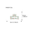 Wholesale Acrylic Santa Claus Hair Clip for Christmas Party Hair Accessory